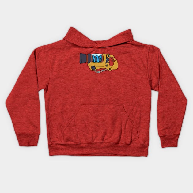 Vac Gun Kids Hoodie by maplefoot